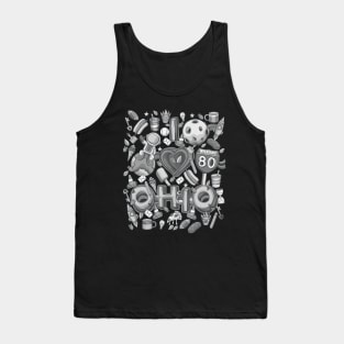 I Love Ohio Doodle Tank Top